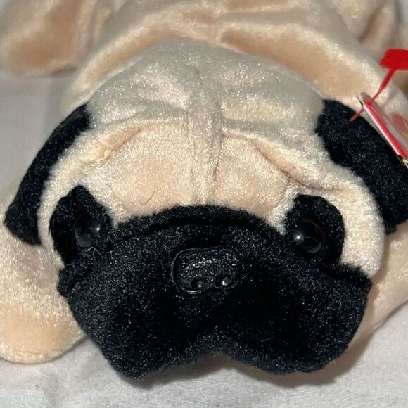 TY Original Beanie Baby “Pugsly” 1996 - Picture 1 of 13